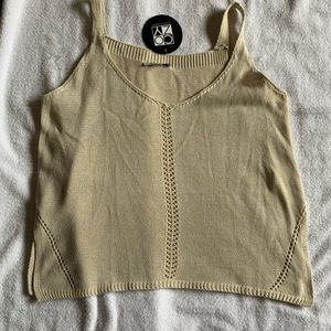 Sweater tank top